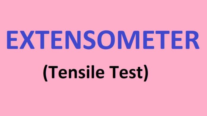 Extensometer For Tensile Test