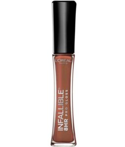 L’Oreal Infallible 8 HR Lip Gloss, Barely Nude