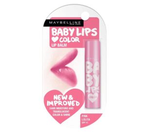 Maybelline New York Baby Lips Lip Balm, Pink Lolita
