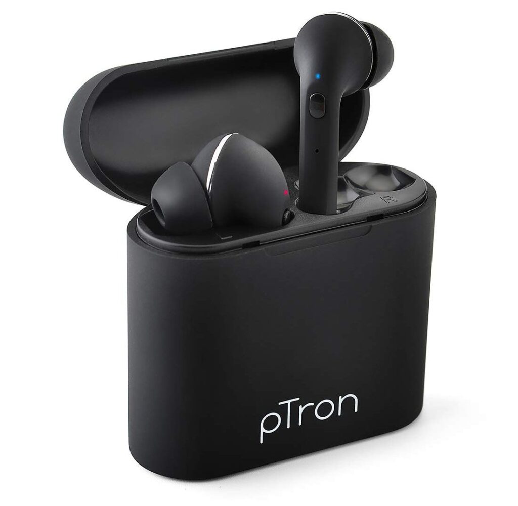 PTron Bass Buds Lite V2 In-Ear Wireless Bluetooth Headphones