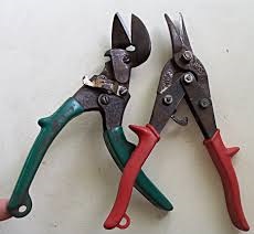 left and right snips - Sheet Metal Tools List
